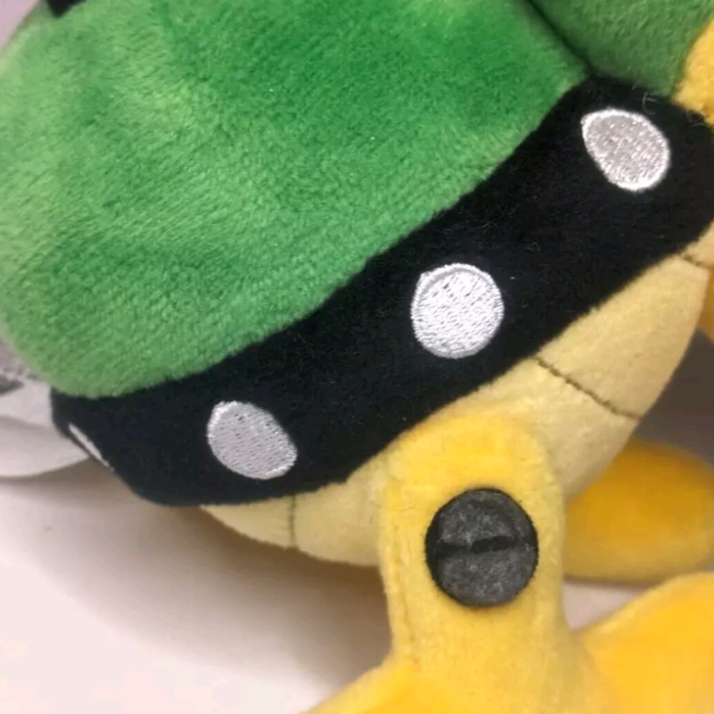 2014 LLC Little Buddy Super Mario Mesha Koopa Plush Toy 6" Yellow and Green - Picture 2 of 8